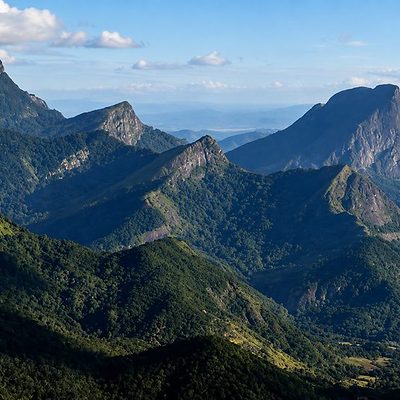 Ridges of the Knuckles range, central Sri Lanka