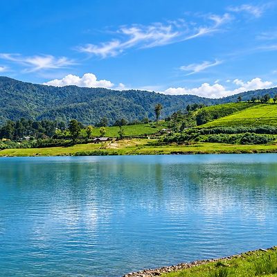 Lake Gregory at Nuwara Eliya, Sri Lanka