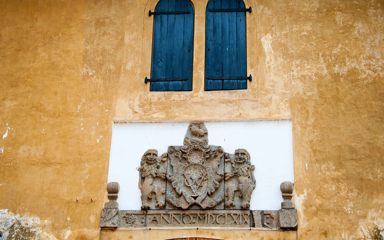 The Old Gate, with the Dutch arms of 1669