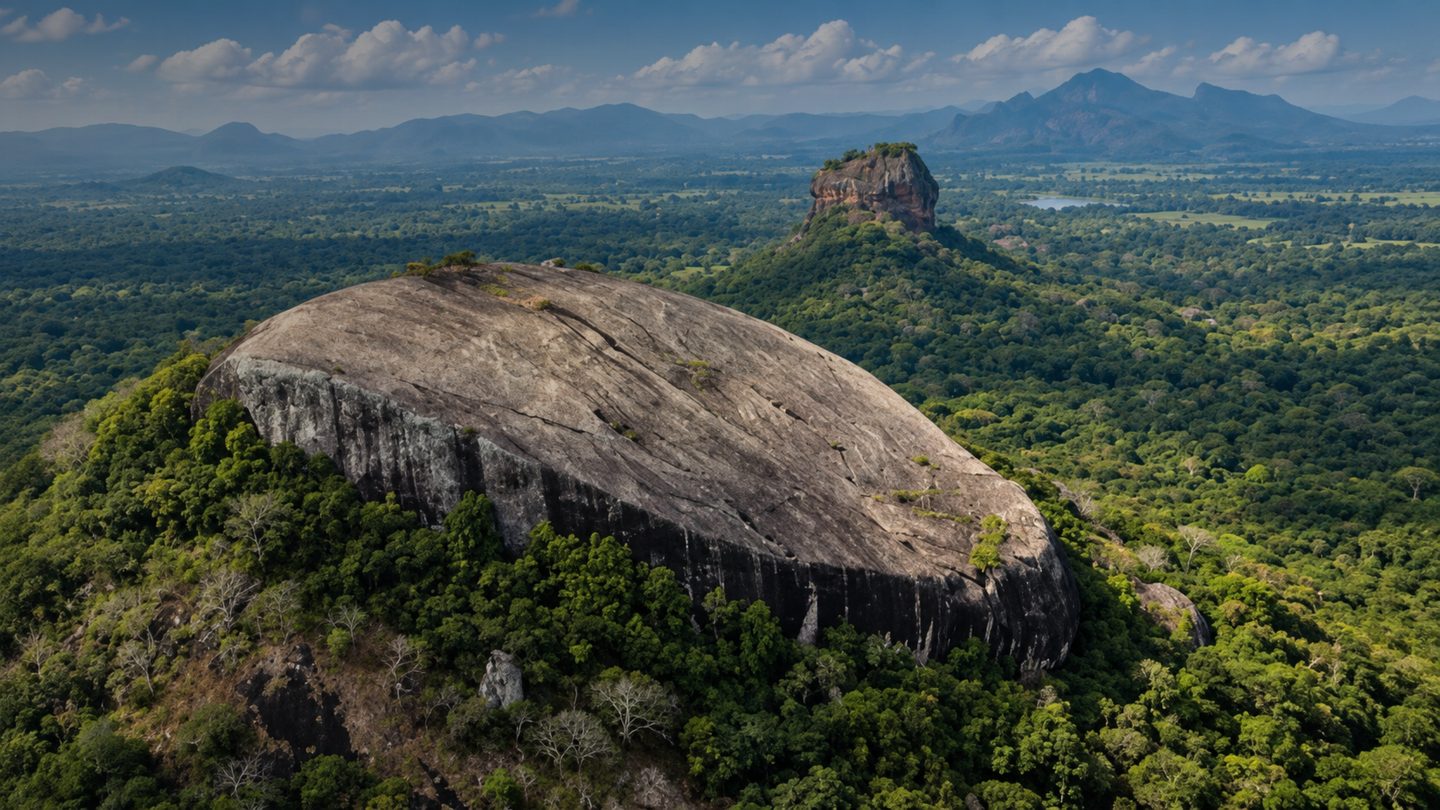 Sigiriya, seen from Pidurangala